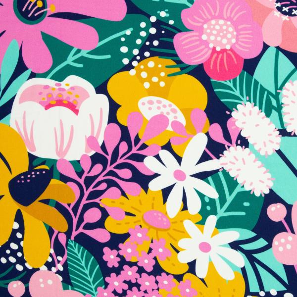 Viskose Plenty Blüten von Swafing by Käselotti